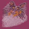 Sheltie Face (Tri Color) - Bling Rhinestone Dog Breed Bandana view 1