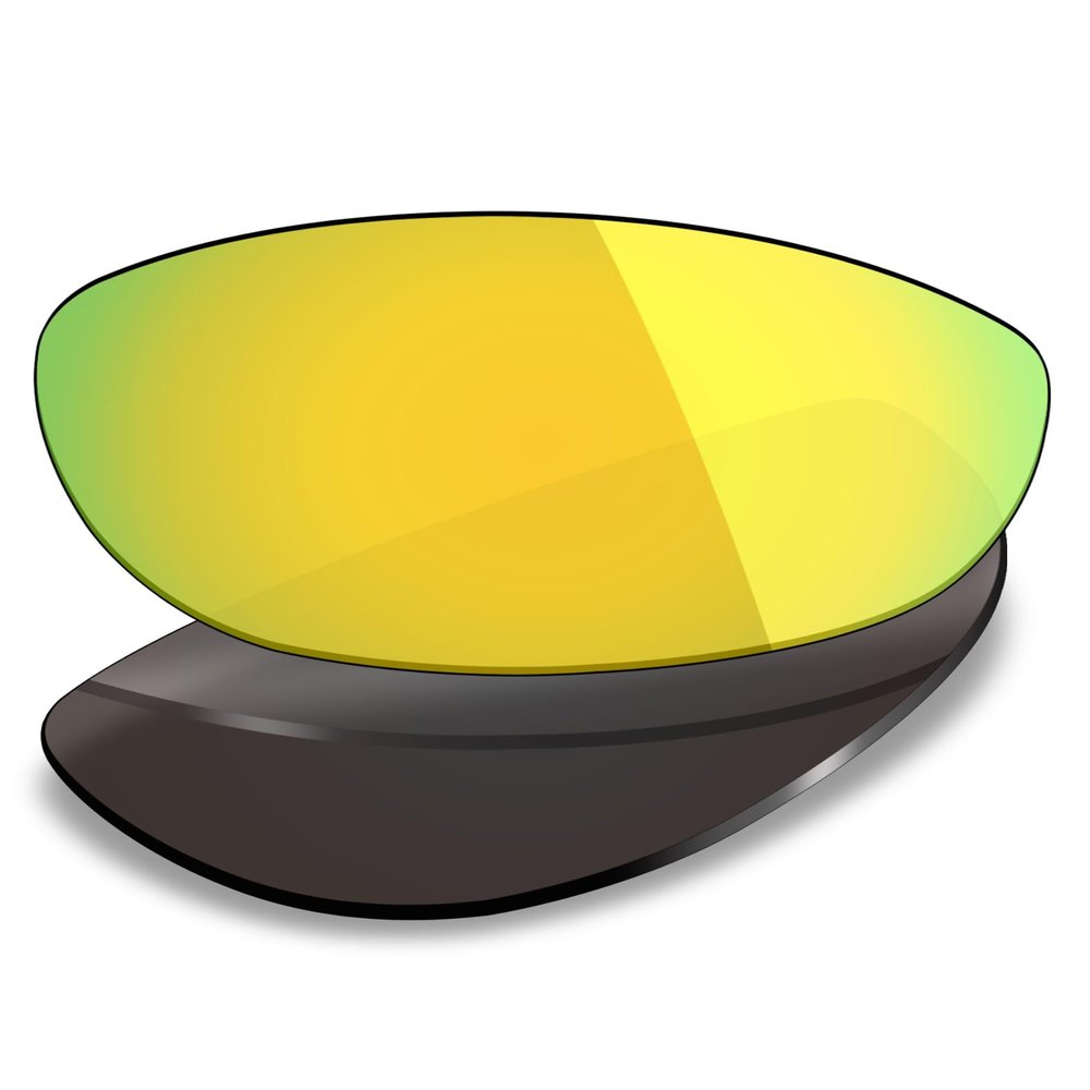 Mryok Polarized Replacement Lenses for Oakley Whisker Sunglasses, HD Polarized, UV Protection, Impact Resistant & Perfectly Fit - 24K Gold