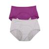 YOYI FASHION Bamboo Viscose Brief Menstrual Leakproof Panties US Size XL/8 Purple Gray