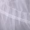 AliceHouse Women's 2-Hoop 3-Layer A-line Wedding Petticoat Train Underskirt 9021 White view 3