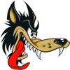 The Big Bad Wolf X Large 24 in. Decal view 1