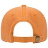 OTTO 6 Panel Low Profile Garment Washed Pigment Dyed Baseball Cap - Pkn. Orange view 2