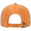 OTTO 6 Panel Low Profile Garment Washed Pigment Dyed Baseball Cap - Pkn. Orange view 3