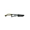 Southern Grind Vermin Neck Knife w/Drop Point Black Blade & Black Kydex Sheath view 1