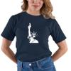 Go All Out XXXXX-Large Navy Blue Adult Statue of Liberty Holding Gun 2nd Amendment T-Shirt view 2
