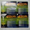 4 Yards More Golf Tees 3 1/4"" - Blue - 4 Packs of 4 - (11924) view 1