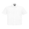 G-Style USA Men's Regular Fit Short Sleeve Solid Color Dress Shirts - White - L/16-16.5 view 2