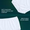 Vanity Fair Women's Perfectly Yours Ravissant Tailored Full Brief Panties, Nylon Underwear, 3 Pack, SWH Multi, Size 10 view 3
