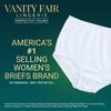 Vanity Fair Women's Perfectly Yours Ravissant Tailored Full Brief Panties, Nylon Underwear, 3 Pack, SWH Multi, Size 10 view 4