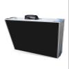 PartyPong 8-Foot Black Dry Erase Beer Pong Table w/Cup Holes, LED Glow Lights, Erasable Markers & Pong Balls view 2