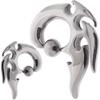 0 00 gauges Ear Plugs Flesh Tunnels Silicone Steel Screw Double Flare Stretching Taper 12 Gauge 12g 2mm view 4