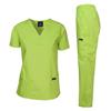 Dagacci Medical Uniform Womens Medical Scrub Set Shirt Top and Pant, Apple Green, XX-Large view 1