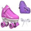 Epic Galaxy Elite Purple Quad Roller Skates Package view 1