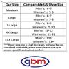 GBM Secure Step Double-Sided Tread Non Slip Safety Socks, 6 Pair (3X-Large, Yellow) view 2