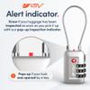 TSA Accepted Luggage Travel Lock, Set-Your-Own Combination Lock for School Gym Locker, Luggage Suitcase Baggage Locks, Filing Cabinets, Toolbox, Case (Silver, 2 Pack) view 3