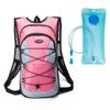 Banner Bonnie Hydration Pack with 2.0L Backpack Water Bladder. Fits Men and Women. Great for Hiking - Running - Biking - Kids 10 Colors 2 Styles (Pink) view 1