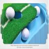 Free2mys Indoor Ball Auto Return Golf Training Putting Green + Club + Balls (Blue, 3 Meters) view 4