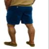 short fin Linen Walking Shorts (Size 40, Navy L8000) view 4