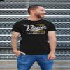 30th Birthday Gift Shirt for Men - Vintage 1996 Aged to Perfection - Racing - Black-4X view 3