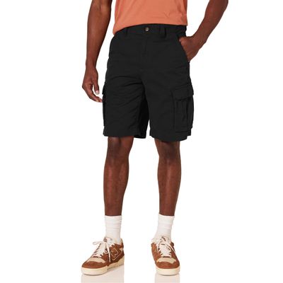 Amazon Essentials Men's 10" Classic-Fit Cargo Shorts (Available in Big & Tall), Black, 32