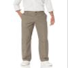 Amazon Essentials Men's Classic-Fit Wrinkle-Resistant Flat-Front Chino Pant (Available in Big & Tall), Dark Brown, 40W x 32L view 1