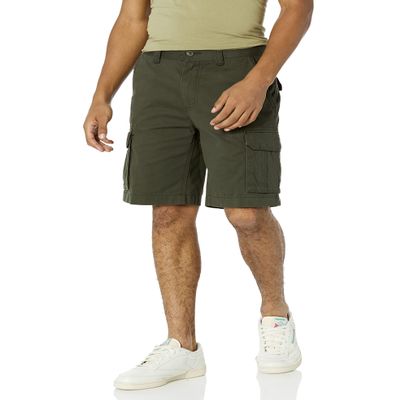 Amazon Essentials Men's 10" Classic-Fit Cargo Shorts (Available in Big & Tall), Dark Olive, 42