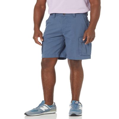 Amazon Essentials Men's 10" Classic-Fit Cargo Shorts (Available in Big & Tall), Deep Blue, 40