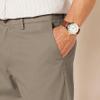 Amazon Essentials Men's Classic-Fit Wrinkle-Resistant Flat-Front Chino Pant (Available in Big & Tall), Dark Brown, 36W x 30L view 4