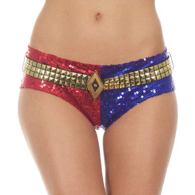 DC Comics Suicide Squad Harley Quinn Shorts Panties Costume for Women Halloween Cosplay