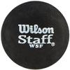 Wilson Staff Squash Balls Slow (Beginners), Black (Yellow Dot), Pack of 2 view 1