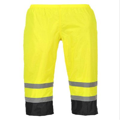 Portwest H444 Hi-Vis Classic Contrast Work Pants Reflective Waterproof Rain ANSI E