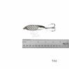 10pcs 1oz (28gr.) Fishing Kast Spoon with a Treble Hook Fish Chrome Jig Bait Lures Holographic Laser Silver Tape Kast Master Style Champ Spoons - Fish WOW! view 2