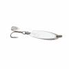 10pcs 1oz (28gr.) Fishing Kast Spoon with a Treble Hook Fish Chrome Jig Bait Lures Holographic Laser Silver Tape Kast Master Style Champ Spoons - Fish WOW! view 3