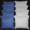 BackYardGamesUSA 8 All Weather Waterproof Cornhole Bags Pick Your 2 Colors Resin Fill 23 (Royal Blue/Gray) view 1
