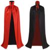OurLore Black and Red Reversible Halloween Christmas Cloak Masquerade Party Cape Costume (55 inch, Stand Collar) view 1