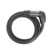 ABUS Steel O Flex Tresor 6615C Black 120cm Length / 15mm diameter view 1