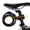 6 FT Cycling Heavy Duty 12mm Cable 4digit Combination Password Bike Bicycle Lock view 2