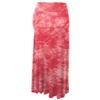 Made By Johnny WB1058 Womens Tie Dye Fold Over Maxi Skirt XXL Coral view 2