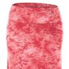 Made By Johnny WB1058 Womens Tie Dye Fold Over Maxi Skirt XXL Coral view 3