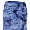 Made By Johnny WB1058 Womens Tie Dye Fold Over Maxi Skirt S Navy view 3