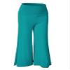 Lock and Love WB876 Womens Knit Culottes Pants XXXXXL Jade view 3