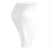 Lock and Love WB700 Womens Scuba Midi Skirt XXL White view 3
