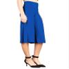 WB876 Womens Knit Culottes Pants XXXXL ROYAL_BRITE view 2