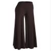 Lock and Love WB750 Womens Chic Palazzo Lounge Pants XXXXL Brown view 1