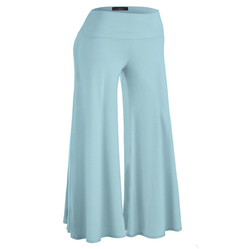Lock and Love WB750 Womens Chic Palazzo Lounge Pants XXXXL Light_Blue