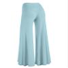 Lock and Love WB750 Womens Chic Palazzo Lounge Pants XXXXL Light_Blue view 2