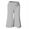 WB876 Womens Knit Culottes Pants XXL HEATHER_GREY view 3