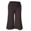WB876 Womens Knit Culottes Pants XXXXL BROWN view 3