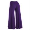 Lock and Love WB750 Womens Chic Palazzo Lounge Pants XXXXL Dark_Purple view 3