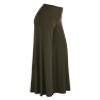 Lock and Love WB750 Womens Chic Palazzo Lounge Pants XXXXL Olive view 3